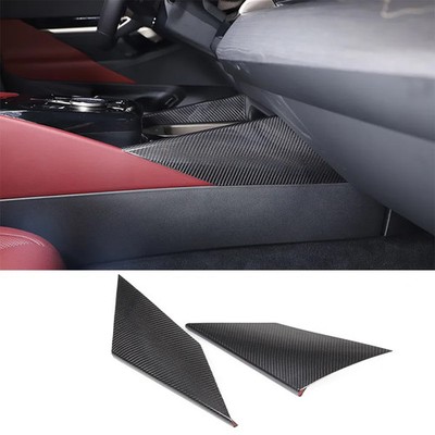 For BMW 5 Series G60 2024 Real Carbon Fiber Center Control Cup Side Panel Cover