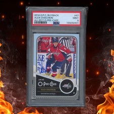 2014-15 O-Pee-Chee Buyback ALEX OVECHKIN 2011-12 Auto /12 PSA 9 #47