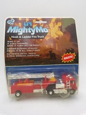 1980's Harmony Hong Kong Plastic Wind Up Li'L MightyMo Fire Truck NMOC