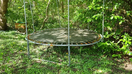 Garten-Trampolin Hudora, Durchmesser 3 m, mit Sicherheitsnetz