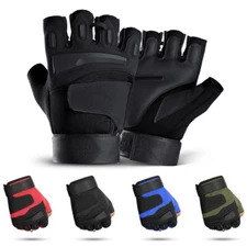 Tactical Half Finger Gloves Non-slip Mens Army Soldier Special Forces Fingerless
