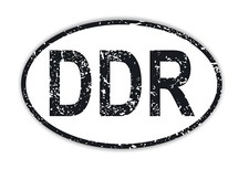 Aufkleber DDR Auto Kennzeichen Länderkennzei...