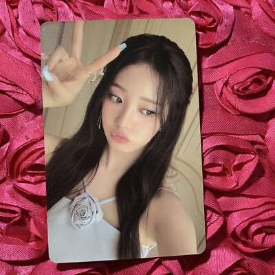 Rora BABYMONSTER Forever Edition Celeb K-POP Girl Photo Card Sweet Blue