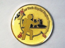 New York Capital Region Geocachers - Silver Finish - New Unactivated Geocoin