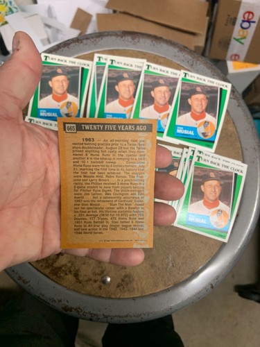 STAN MUSIAL - Huge 50-card lot! 1988 Topps-Donruss! CARDINALS! HOF! - Picture 2 of 4