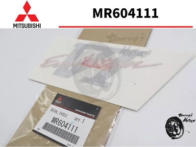 Mitsubishi Genuine Lancer EVO 6 CP9A EVOLUTION VI Decal Sticker