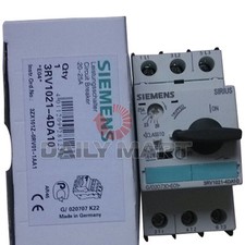 New Siemens 3RV1021-4DA10 Circuit Breaker Motor Starter 3RV10214DA10, in Box