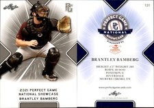 BRANTLEY BAMBERG 2021 LEAF PERFECT GAME 