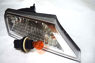 TYC Front Driver Side Marker Light Assembly For 2008-2012 Jeep Liberty - Amber Lens, Halogen, Direct Fit (57010213AC)