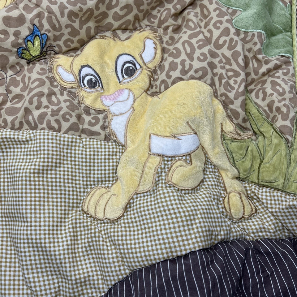 Disney Lion King Baby Crib Set Comforter Quilt 3D  Print  Simba, Clean, Vintage - Image 3 of 4
