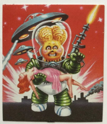 Garbage Pail Kids Topps Minikins Sticker 2014 Outer Space Chase 14