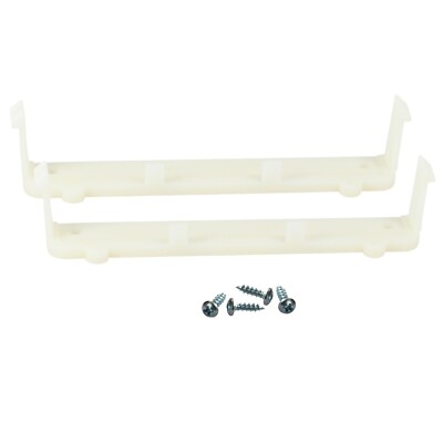 Pair of Plastic False Front Cabinet Clips, Screws Included