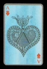 Transformation playing card Christian Lacroix Ace of Hearts Q70d