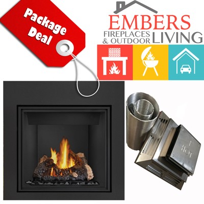 Napoleon Hd35 Direct Vent Gas Fireplace W Rear Venting Kit