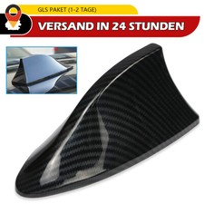 Shark Auto Antenne Universal Haifischflosse AM FM Radio Dachantenne Schwarz DE