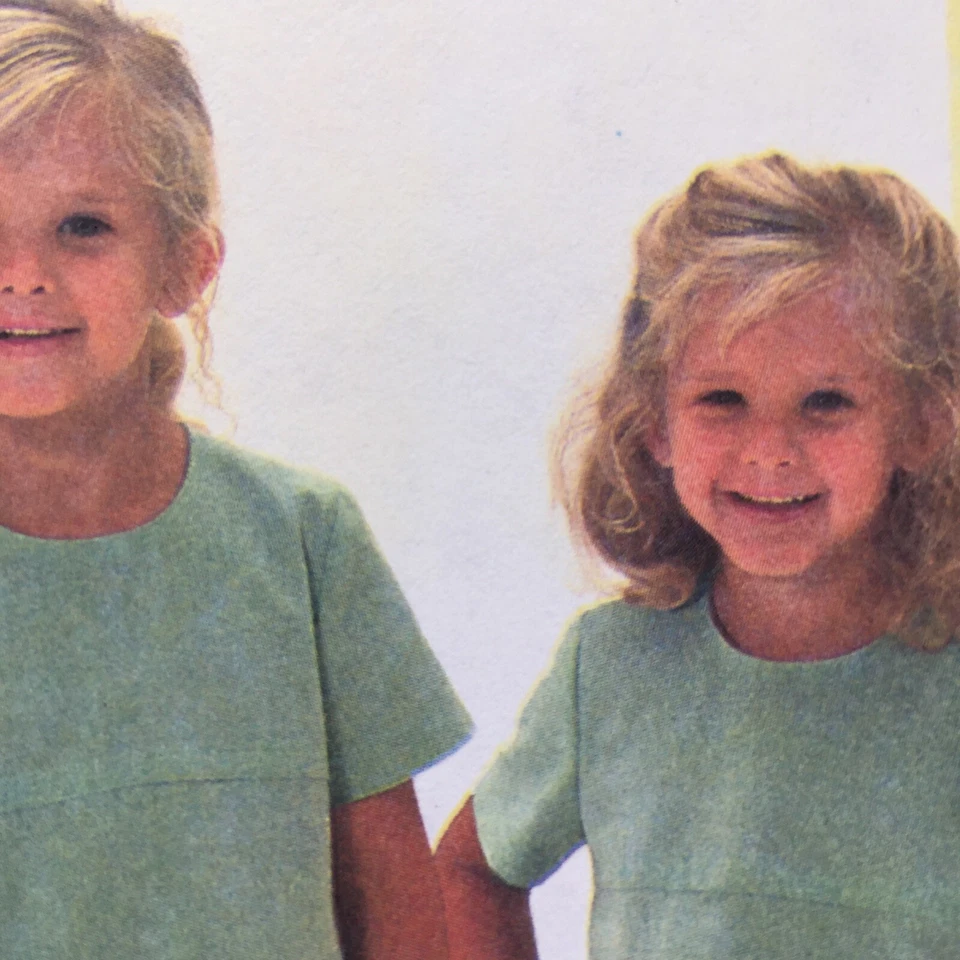 Burda 9978 Trousers Dress Tunic Top Straight EASY Girl Child New Uncut Pattern  - Image 3 of 4