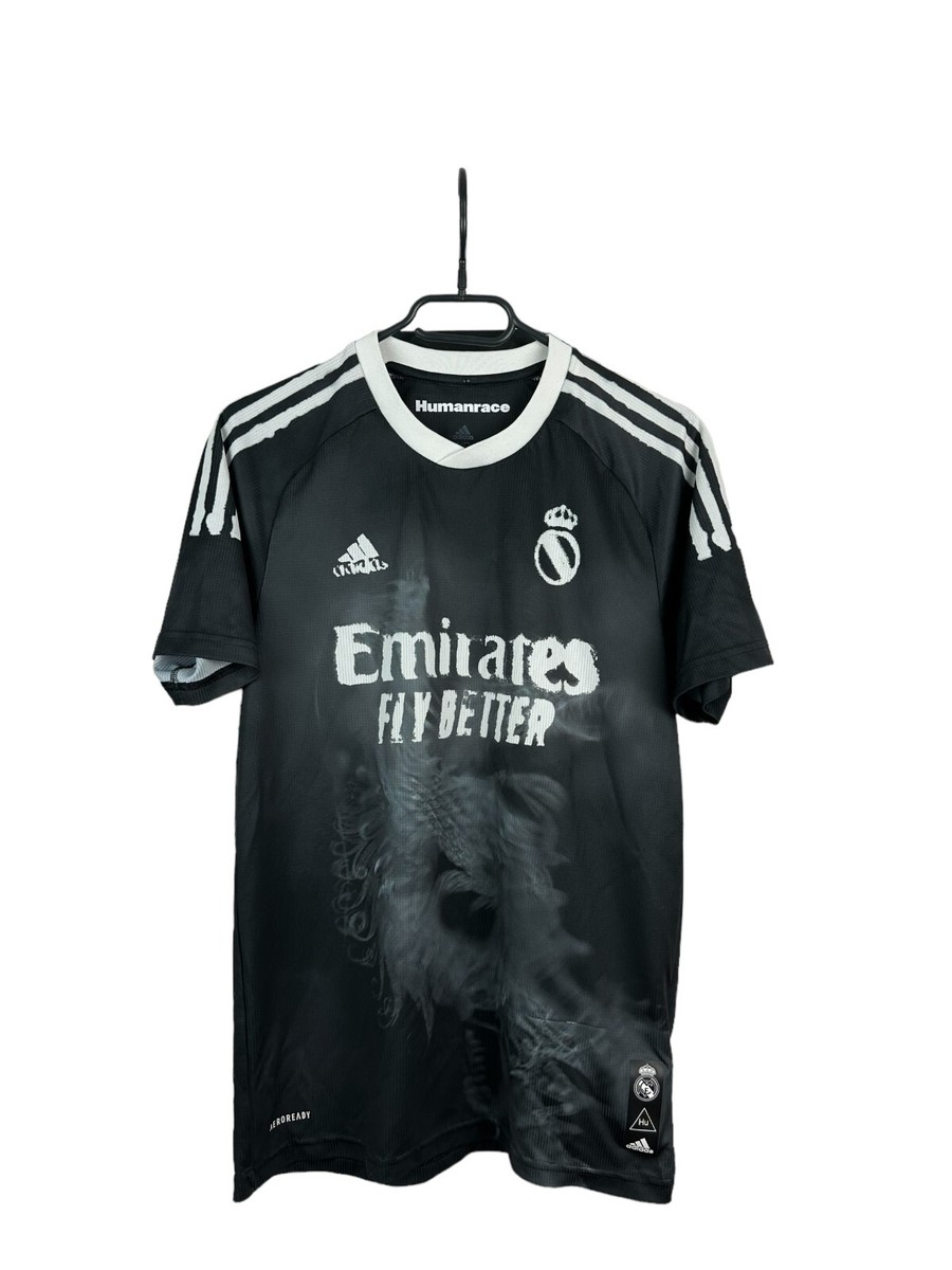 adidas - レアルマドリード  ユニフォームHuman Race Jersey L Real Madrid Human Race Jersey Shirt Football Rare Soccer