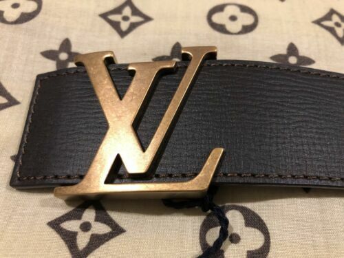 LOUIS VUITTON Ceinture Malletier belt M9943 Brown Monogram 