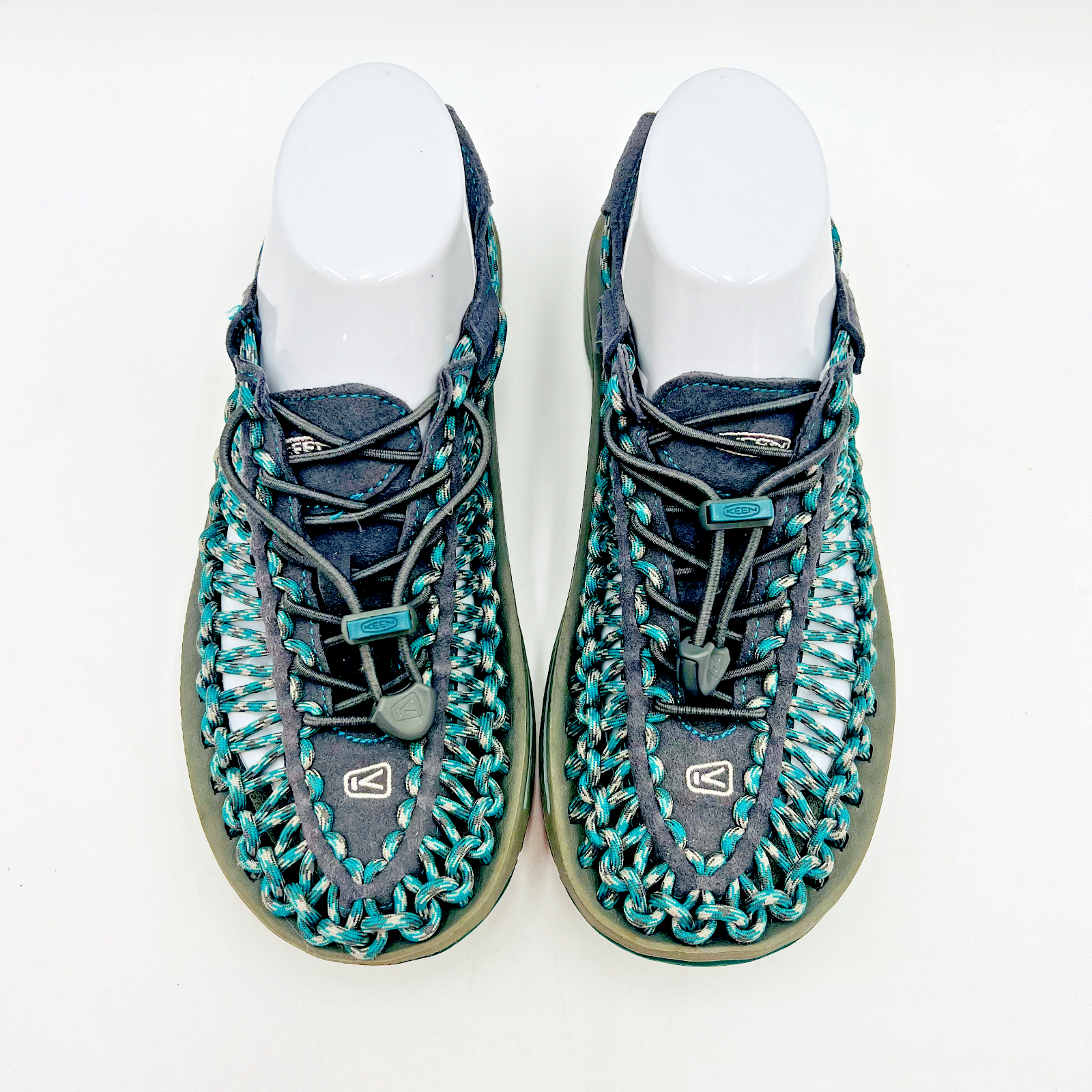 Sandali da esterno Keen donna Uneek due corde 7 5 teal impermeabili 1014113