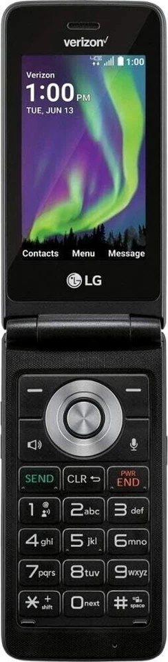 LG VN220 Exalt (Verizon 4G LTE) VoLTE 8GB 5MP Camera Flip Phone - Image 2 of 4