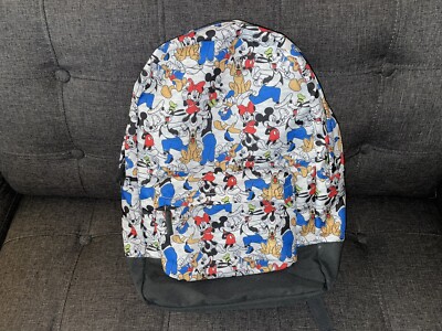 Disney Store Mickey Mouse & Friends Goofy Minnie Donald Full Sized Backpack‎ Disney Store Mickey Mouse Adult Backpack Bag Minnie, Goofy  main image 3
