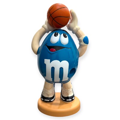 M&M's バスケットボール フィギュア Vintage Mars M&Ms Candy Dispenser Figurine Blue M&M Basketball
