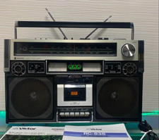 Victor RC-838 Radio Stereo Cassette Recorder FM/AM 2BAND Retro Audio Japan