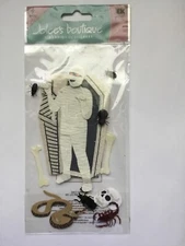 Jolee's Boutique Halloween MUMMY 9 pcs Scrapbooking Card Stickers SPJBLG021 RARE