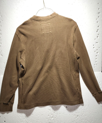 Eddie Bauer Sweater Men XL Tall Brown Quarter Button Long Sleeve Casual - Picture 7 of 15
