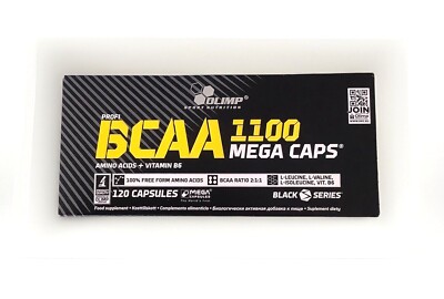 (57,59 /kg)Olimp - BCAA 1100 Mega Caps 120 Kapseln BCAA Aminosäuren