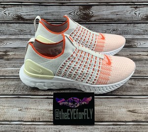 nike react grey and orange