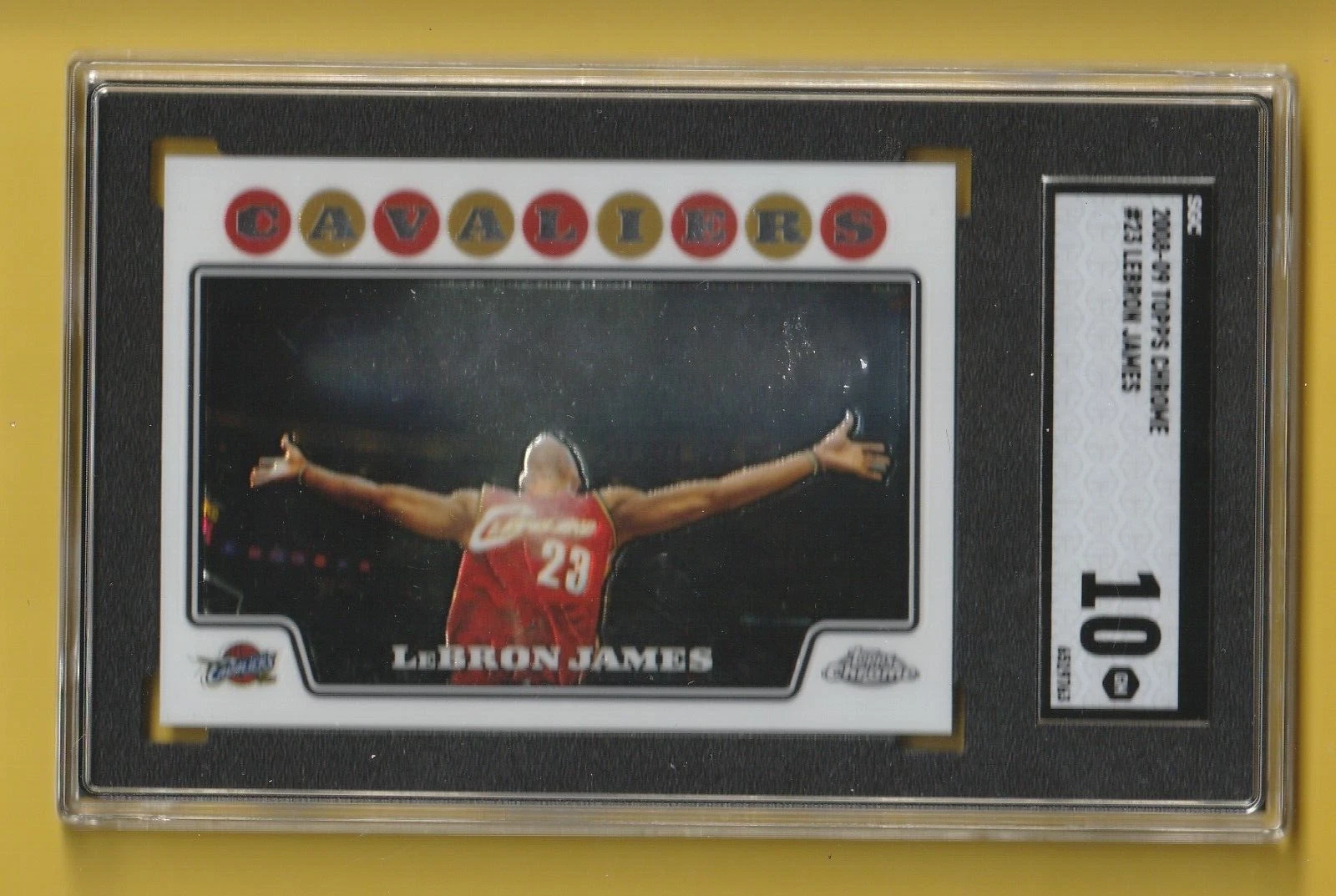 Lebron James trading card