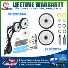 2Pack Dryer Roller Wheel Drum Support Kit 303373K 12001541 For Whirlpool Maytag