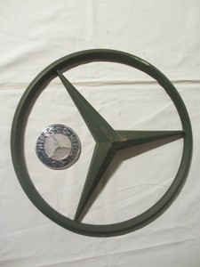 Mercedes Benz Stern Emblem Oldtimer LKW Kühler Bundeswehr ...