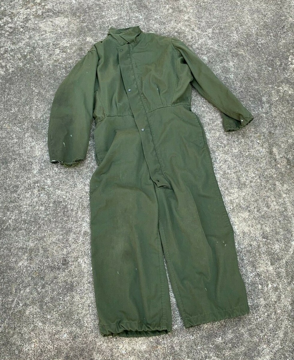 Vintage Vietnam War Era Coverall Jump Suit Uniform Army Military