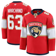 Florida Panthers Fanatics Red Home Premium NHL Hockey Jersey - Brad Marchand
