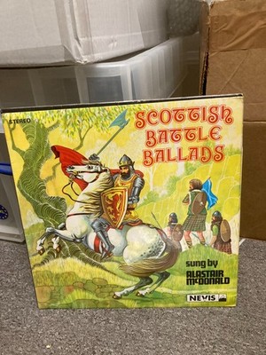 ALASTAIR McDONALD SCOTTISH BATTLE BALLADS, VINYL LP, NEVLP014, VG+