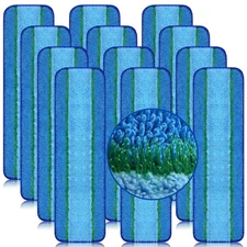 12 Pack 18 Inch Deep Cleaning Replacement Pads Compatible with Bona Family of...