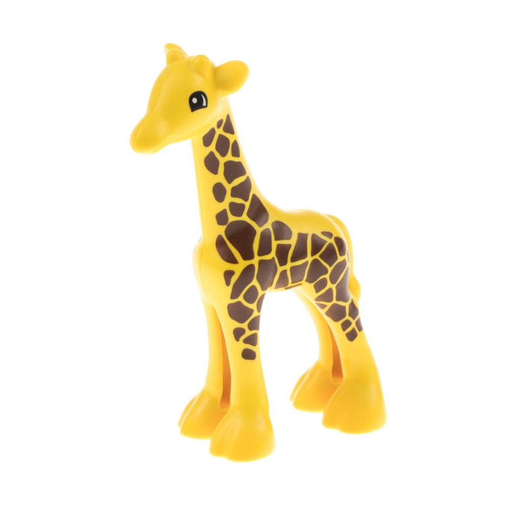 1x Lego Duplo Animal Giraffe Baby Yellow Dots Brown Zoo 6265759 bb0443c01pb02