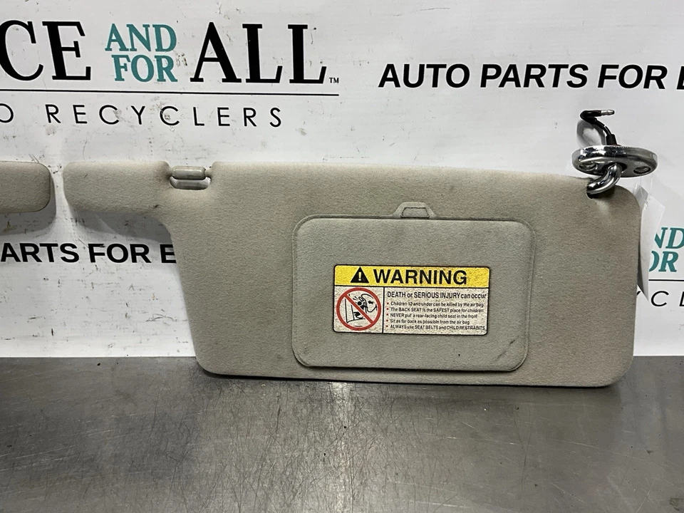 Комплект из пары солнцезащитных козырьков 1997-1999 Acura CL для водителя пассажира слева справа серые от оригинального производителя - Изображение 3 из 4