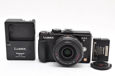 Panasonic LUMIX DMC-GX1 Negro 14-42 Lente 1320sc Idioma Japonés Solo [Exc+++] - Imagen 1 de 4