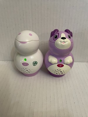 2 LeapFrog Leap Reader Tag Junior Purple Puppy Dog & PAL Reader Pen Replacements