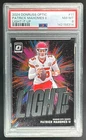 EL.210 Patrick Mahomes II 2024 Panini Donruss Optic #11 Light It Up PSA 8