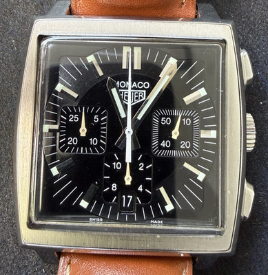 Tag Heuer Monaco, Ref. CS2111, Edelstahl, Box,