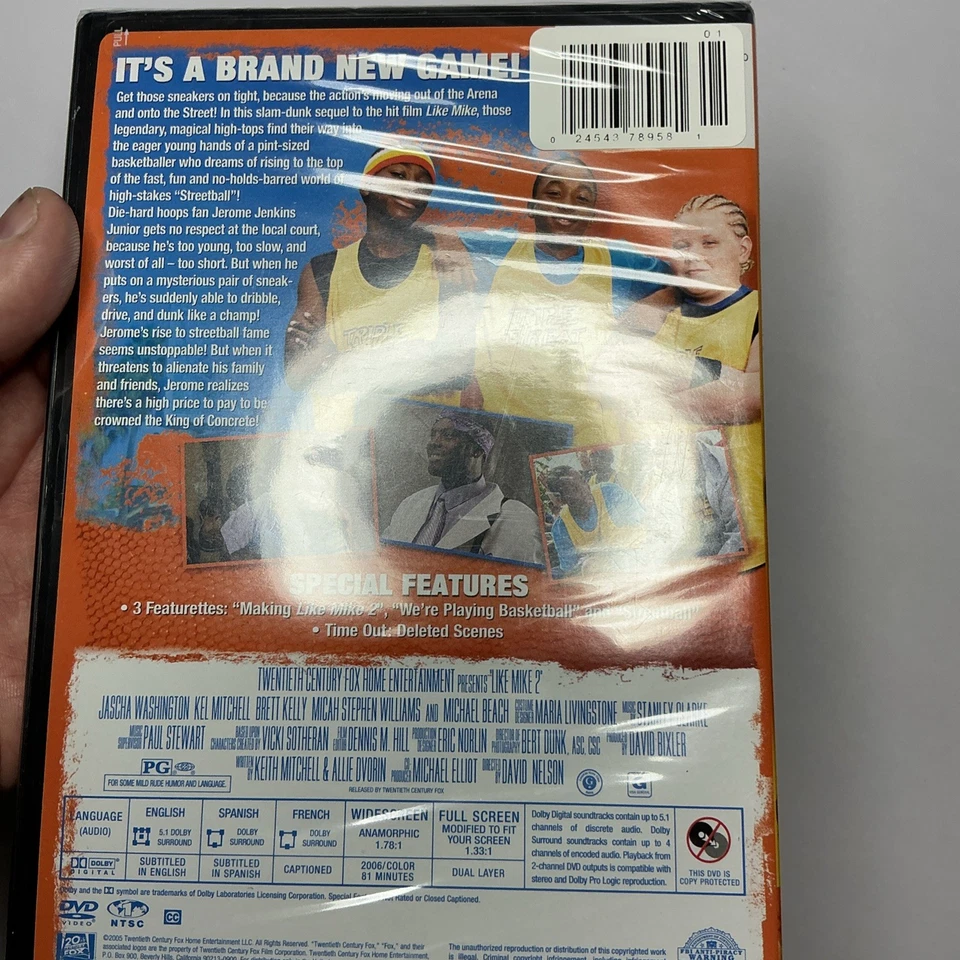 Like Mike 2 Streetball DVD Movie Basketball Comedy New Please Read - Image 3 of 3
