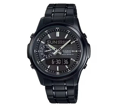 CASIO LINEAGE LCW-M300DB-1AJF Black Solar Atomic Radio Men's Watch New in Box