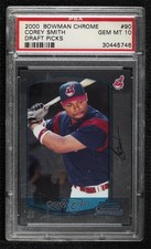 2000 Bowman Chrome Draft Picks & Prospects Corey Smith #90 PSA 10 GEM MT 0bn3