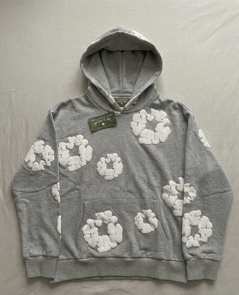 Denim Tears Grey Hoodie Size M - Imagen 1 de 4