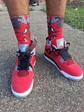 Jordan 4 Toro Bravo Socks To Match