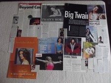 SHANIA TWAIN - MAGAZINE CUTTINGS COLLECTION - CLIPPINGS, PHOTOS, ADVERTS X21.
